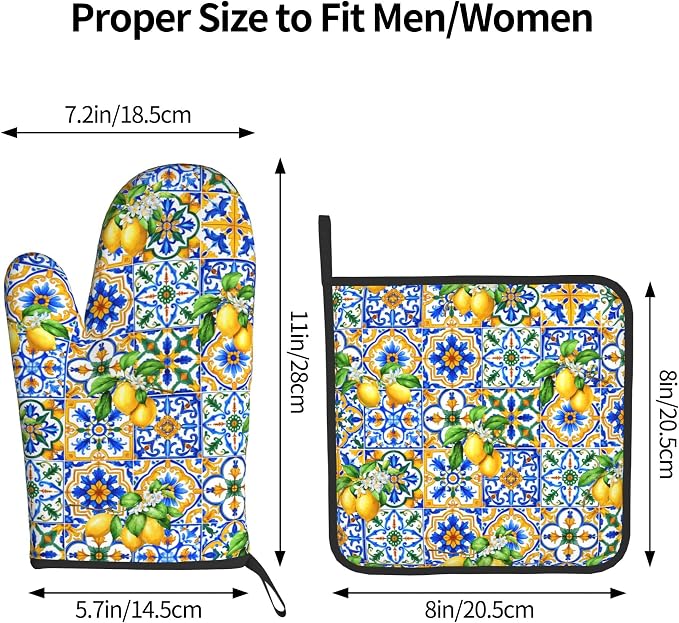 Lemon Oven Mitts - Image 3