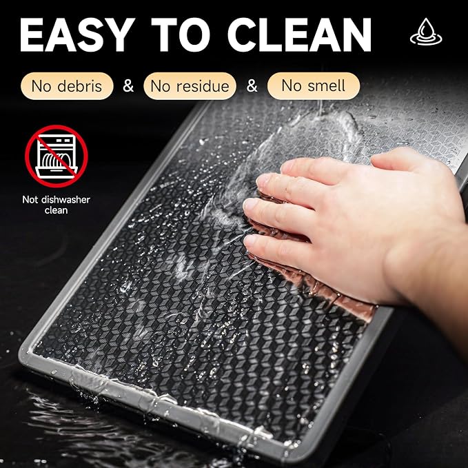Double Sided Cutting Board, Food Grade, Scratch Resistant Mesh, Large Size - Image 5