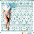 HIHOHO Beach Blanket Waterproof Sandproof Extra Large Beach Mat 79" X by HIHOHO