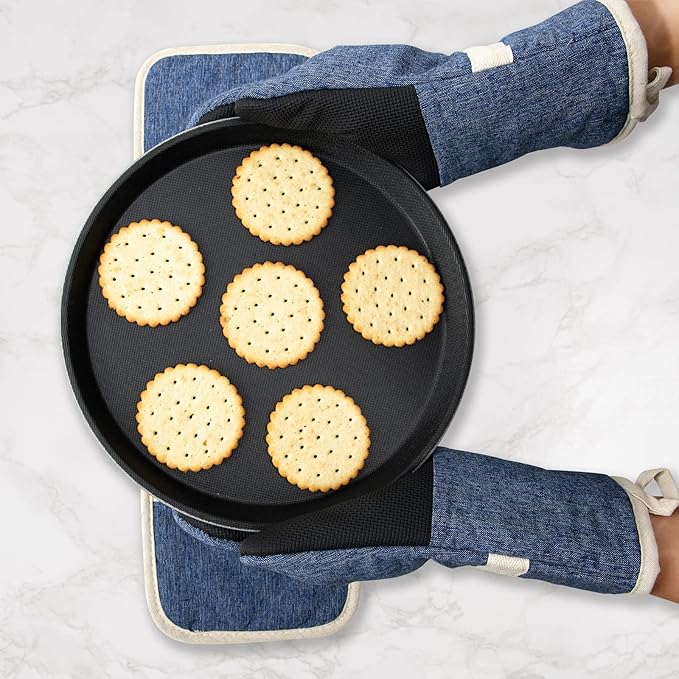 Oven Mitts and PotHolders Sets, Non-Slip Neoprene Oven Mitts are Suitable - Image 5