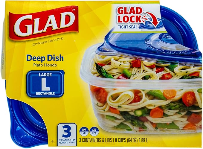 Glad GladWare Deep Dish Food Storage Containers - Image 3