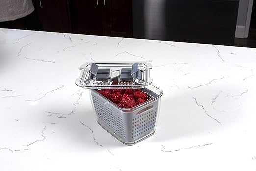 Kitchen Spaces Small Colander Stackable Food Storage Bin - Image 5