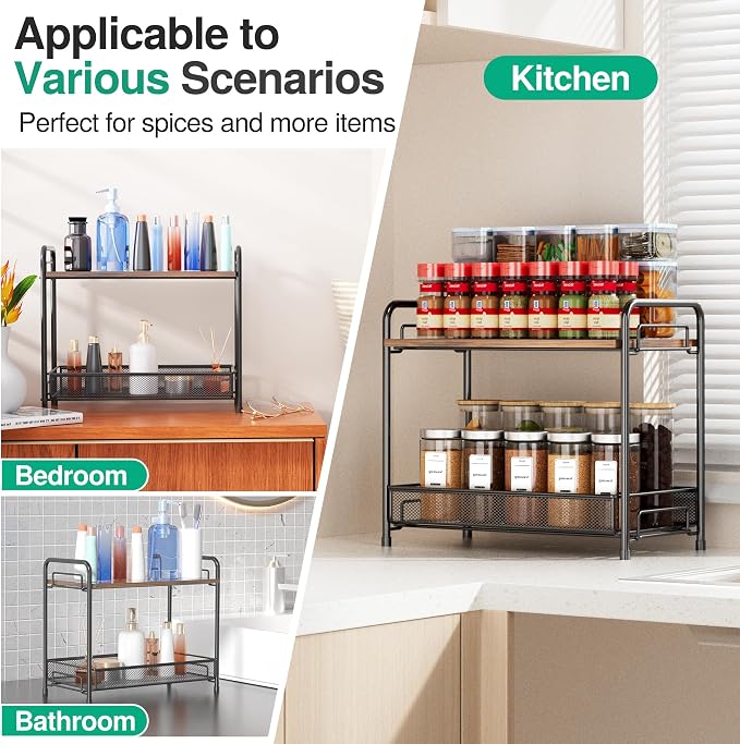 Spice Rack Organizer for Countertop - Image 6