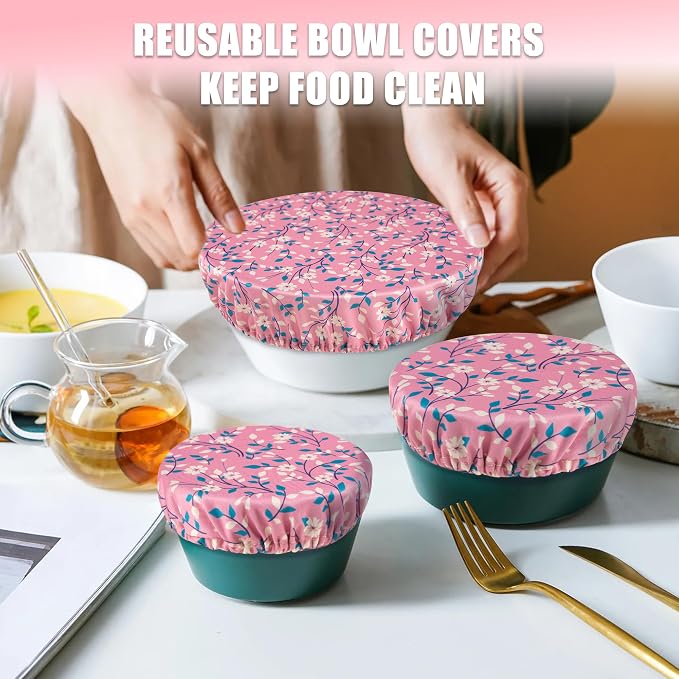 wegreeco Elastic Reusable Bowl Covers - Image 6