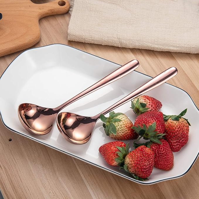 Comicfs Soup Ladle, 4 Pack Durable SUS 304 Stainless Steel - Image 3