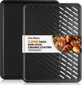 Half Sheet Pan with Cooling Rack 17.3” x 13.1”, Cookie Sheets by FireMore