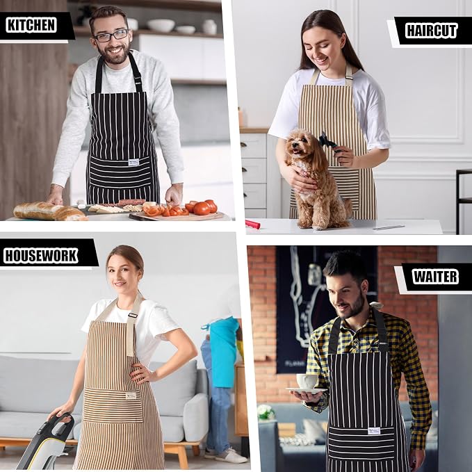 Janmercy 24 Pcs Aprons for Women Men - Image 6