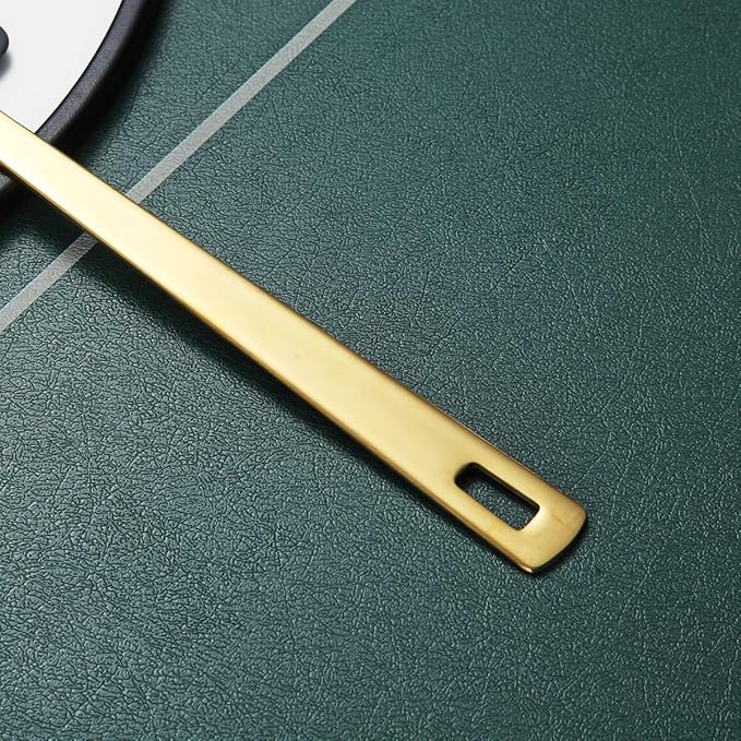 Gold Silicone Spatulas, Berglander Flexible Scrapers Baking Mixing Tool - Image 5
