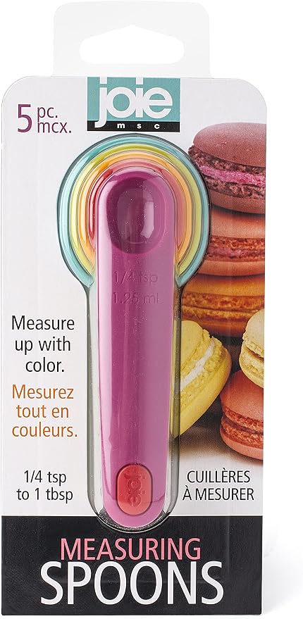 Joie Measuring Spoons, Imperial and Metric Measurements, 5-Piece Set - Image 2