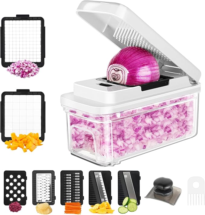 Vegetable Chopper, Professional Food Chopper &Onion Chopper, Veggie Cutter by Unknown