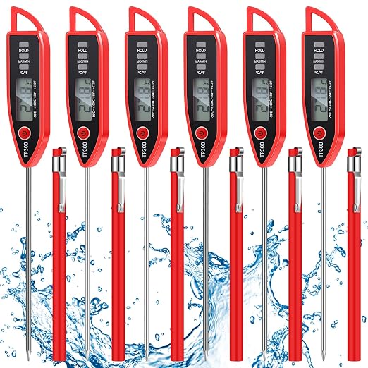 Copkim 6 Set Waterproof Food Thermometer by Copkim
