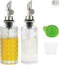 Glass Olive Oil Dispenser Bottle Small, 6.5 Oz/ 200 ml Coffee Simple Syrup by MOLADRI