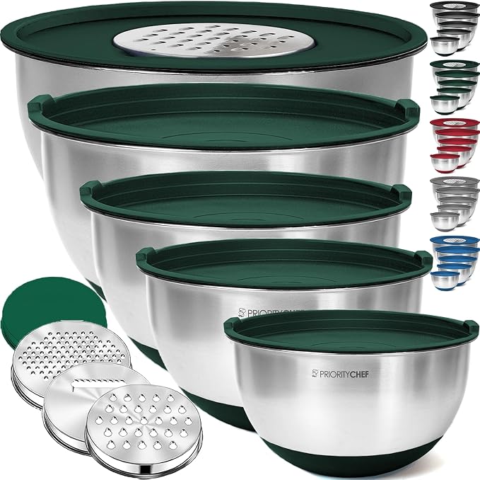 Priority Chef Stainless Steel Mixing Bowls by PriorityChef