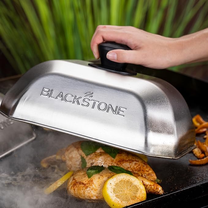 Blackstone 5207 Rectangle Basting Cover Small 2-Pack Griddle Accessories - Image 5