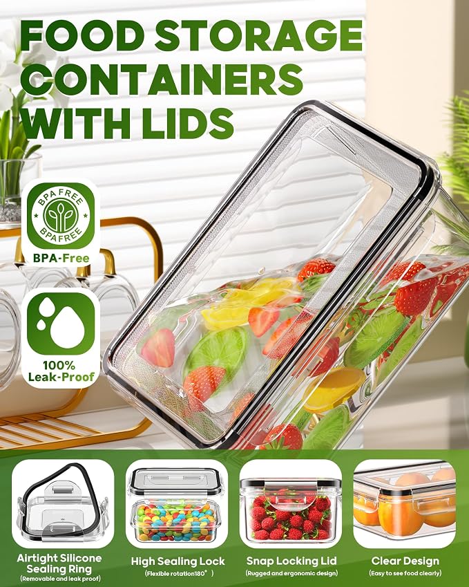 KEMETHY 70 PCS Food Storage Containers - Image 3