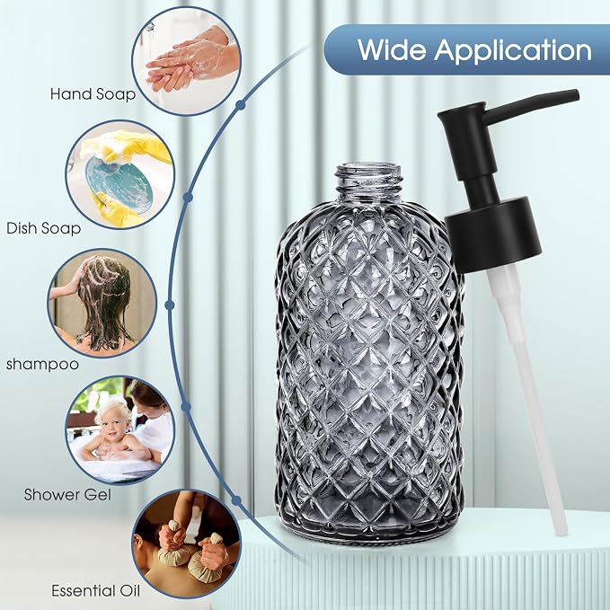 Topsky Gem Glass Soap Dispenser - Image 7