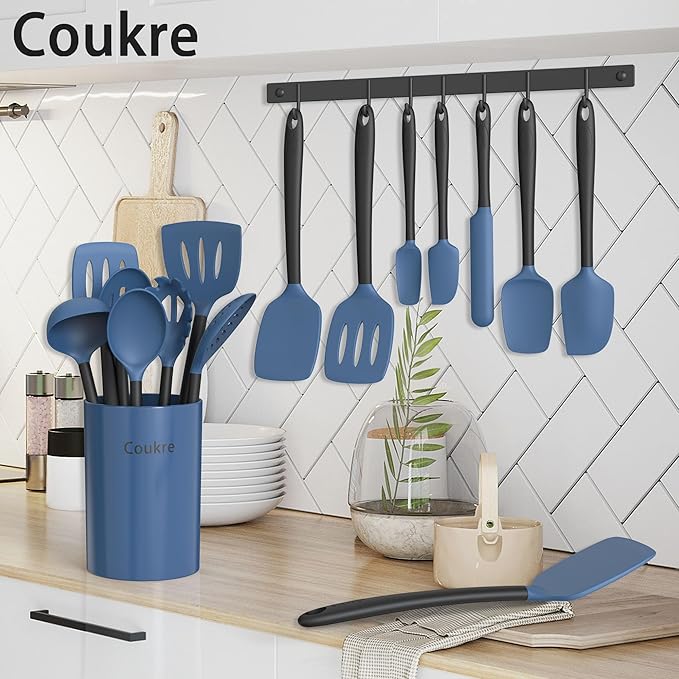 Coukre Silicone Kitchen Cooking Utensils Set - Image 6