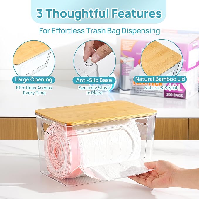 Vtopmart 2 Pack Trash Bag Holder - Image 4
