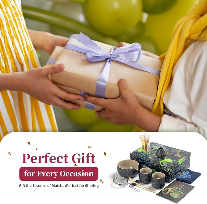 TEANAGOO 9 Pcs Matcha Whisk Set, Ceramic Matcha Set, Matcha Kit - Image 6
