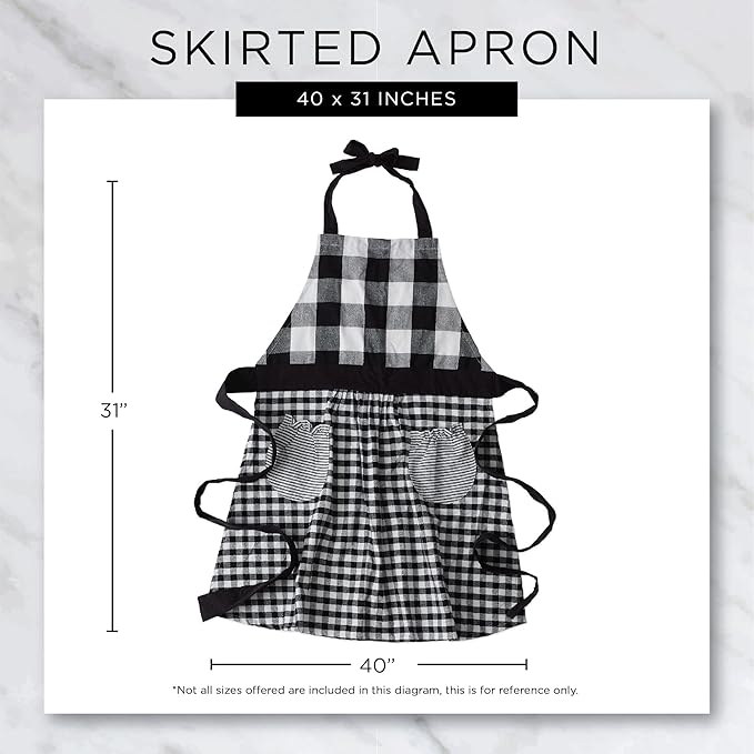 DII Women's Spring & Summer Apron Collection Adjustable, Two Large Pockets & - Image 8