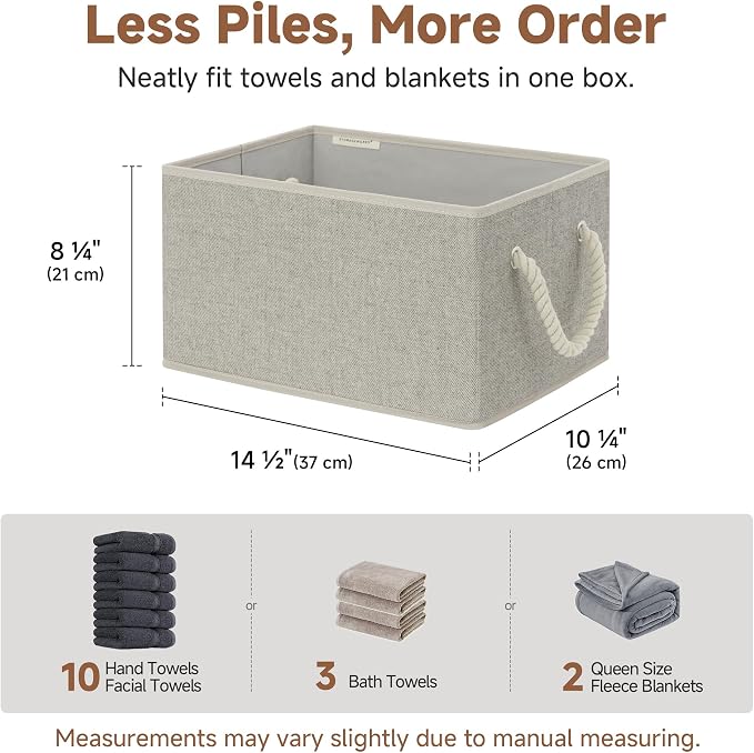 StorageWorks Storage Baskets for Shelves, Closet Organizers and Storage Bins - Image 4
