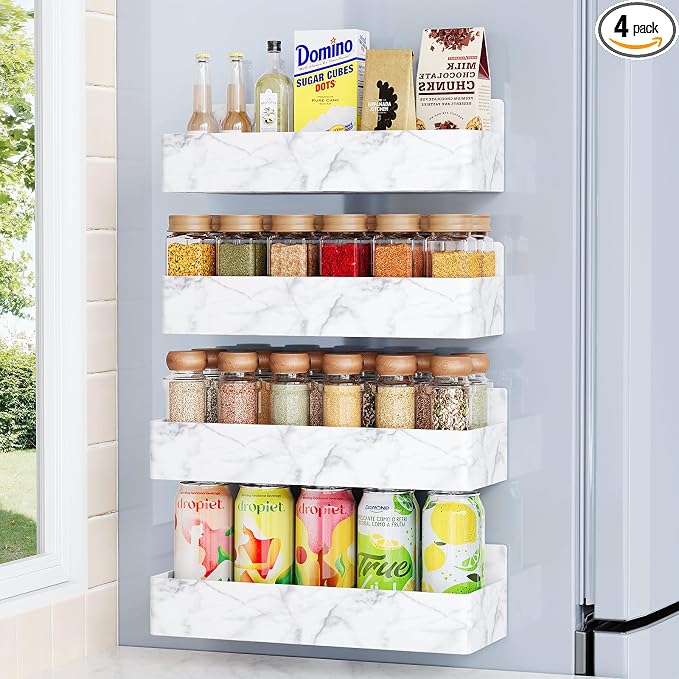 Mystozer Magnetic Spice Rack for Refrigerator, Kitchen Organizer and Storage by Mystozer