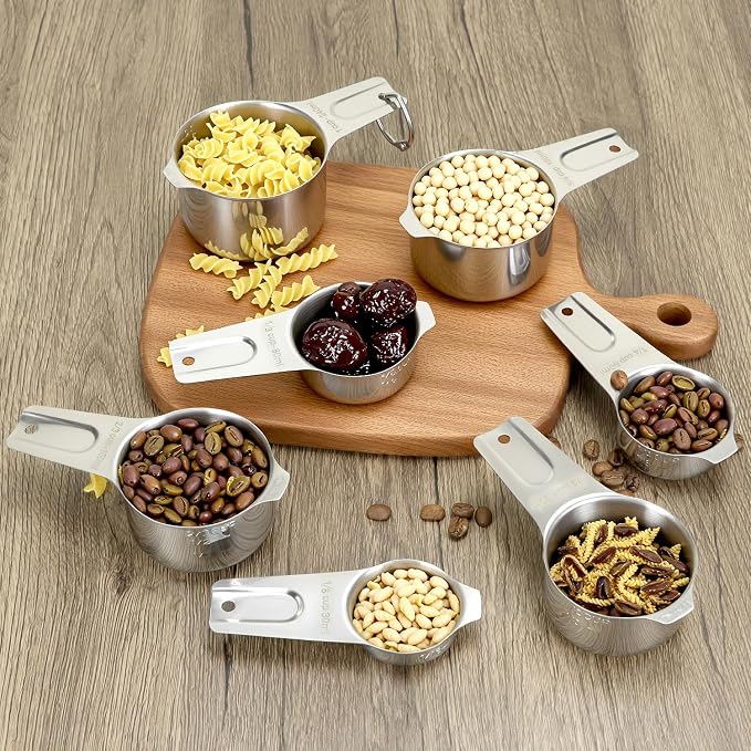 QWORK Stainless Steel Measuring Cups - Image 2