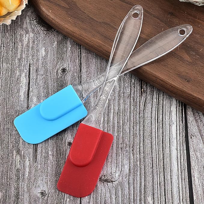 ZukoCert 6 Piece Mini Silicone Spatula Set, Small Heat-Resistant Rubber Spatulas - Image 6