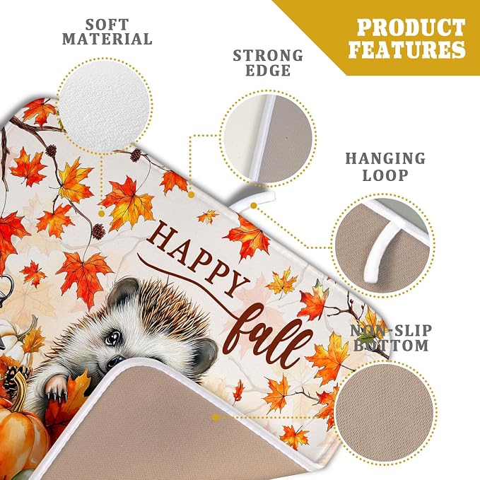 Happy Fall Dish Drying Mat - Image 4