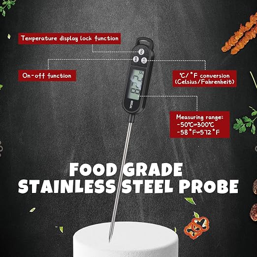 Copkim 6 Pcs Meat Thermometer Food Thermometer - Image 3