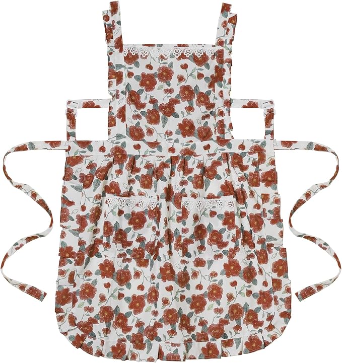 Funny Aprons for Women with Pockets, Kitchen Cooking Grilling Bbq Cute Chef - Image 4