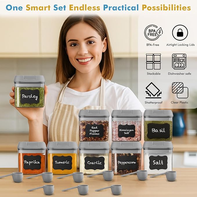 Shazo 9 PC Airtight Food Storage Containers - Image 4