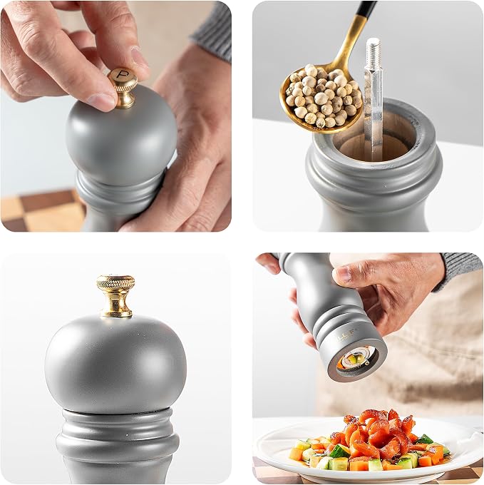Salt and Pepper Grinder Pepper Mill Grinder Pepper Grinders Shakers Salt Mill - Image 5
