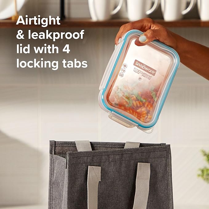 Snapware Food Storage Containers, Rectangular | Leakproof & Airtight | BPA-Free - Image 3