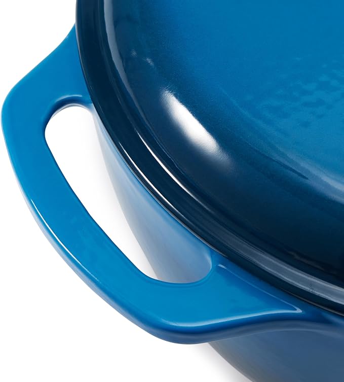 Amazon Basics Enameled Cast Iron Dutch Oven Pot - Image 4