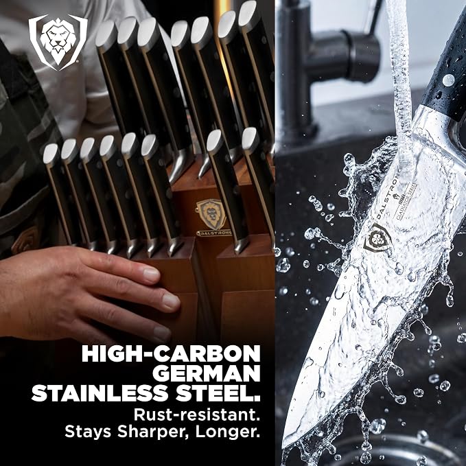 Dalstrong 18-Piece Gladiator Colossal Knife Block Set — German High-Carbon Steel - Image 3