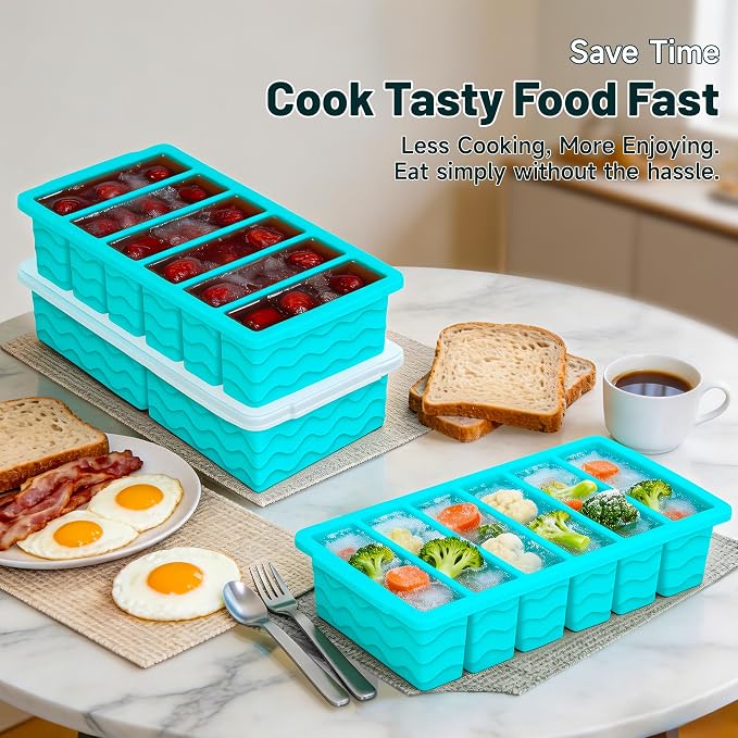 3-Pack Silicone Freezer Trays - Image 7