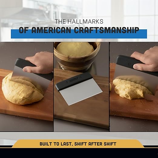 Dexter-Russell 6” x 3” Dough Cutter/Scraper – S196B, Stainless Steel Blade - Image 5