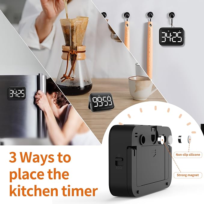 VOCOO Magnetic Kitchen Timer for Cooking - Image 6