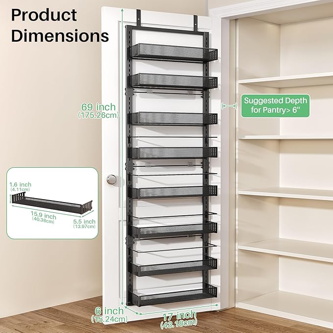 SNTD 8 Tiers Over the Door Organizer - Image 2