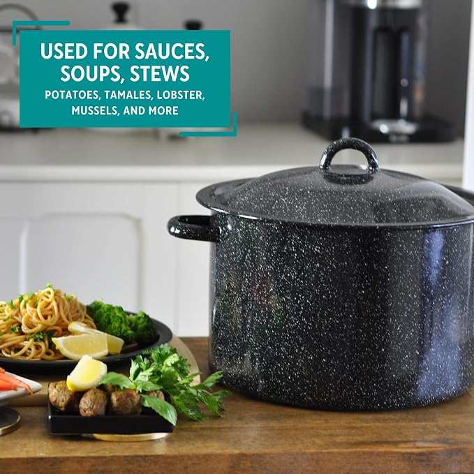 MIRRO 7.75qt Enamel Stock Pot - Image 6