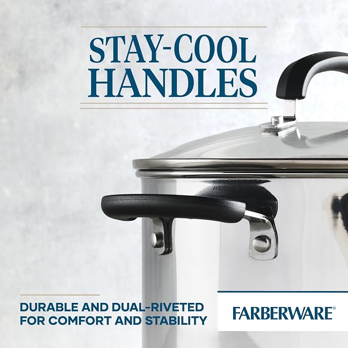 Farberware Brilliance Stainless Steel Dutch Oven/Casserole Pan - Image 6