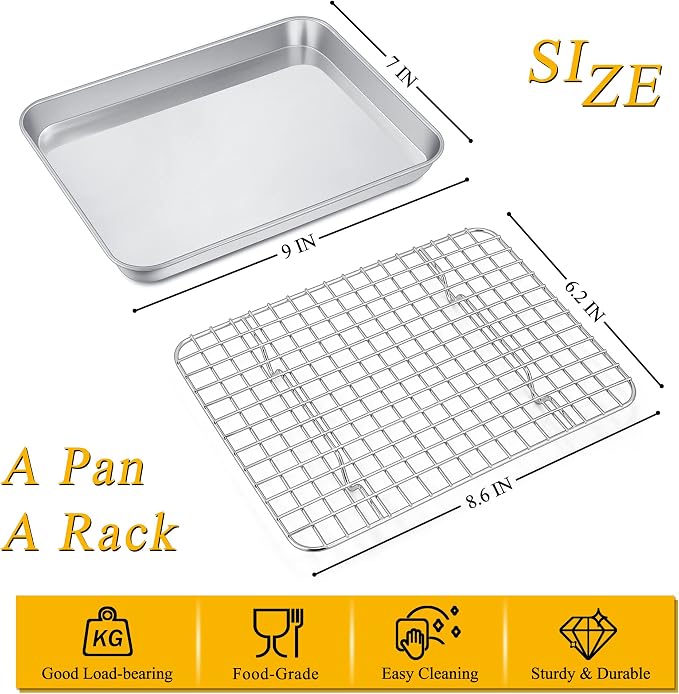 P&P CHEF 9 Inch Toaster Oven Pan - Image 2