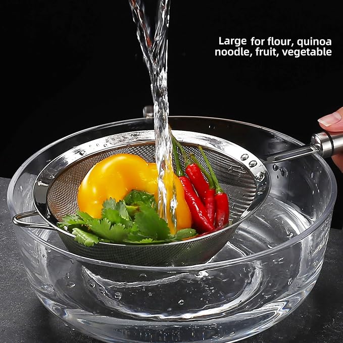 Stainless Steel Fine Mesh Strainers - Image 4