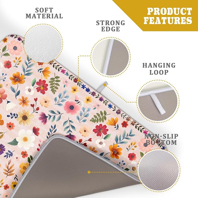 Spring Flowers Dish Drying Mat - Image 4