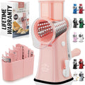 Zulay Kitchen Rotary Cheese Grater 5 Blade Cheese Shredder by ZulayKitchen