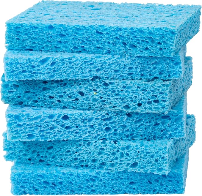 Cellulose Sponges, Heavy Duty Scrub Kitchen Sponge, Clean Tough Messes Without by ARCLIBER