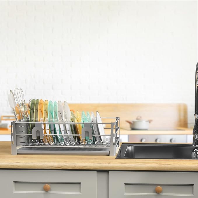 Simple Houseware Dish Drying Rack - Image 2
