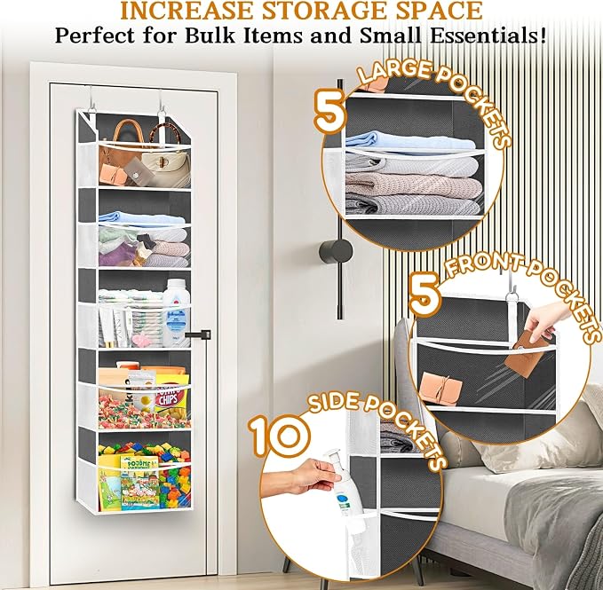 Ofiray-home 2 Pack Over Door Organizer - Image 5