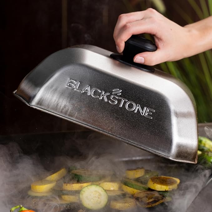 Blackstone 5207 Rectangle Basting Cover Small 2-Pack Griddle Accessories - Image 4